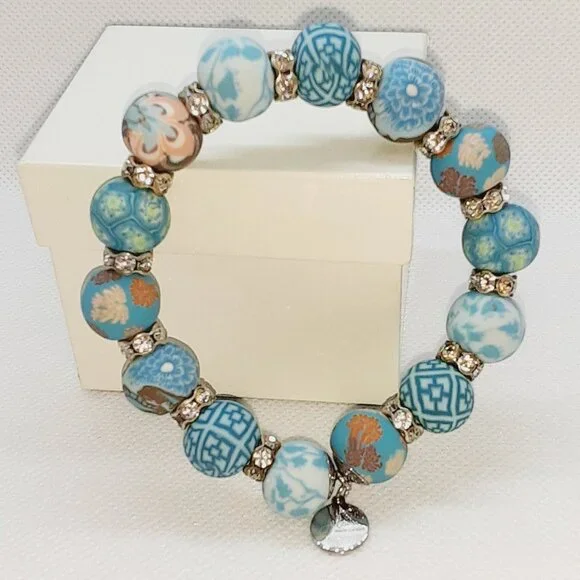 CLOSET SALE!! New Jilzara polymer premium clay beaded bracelet - Picture 6 of 8